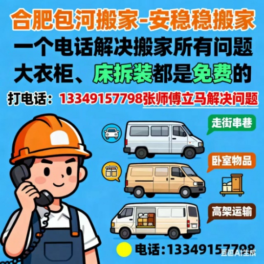 合肥搬家公司 合肥瑤海搬家 合肥新站搬家 安穩穩搬家公司